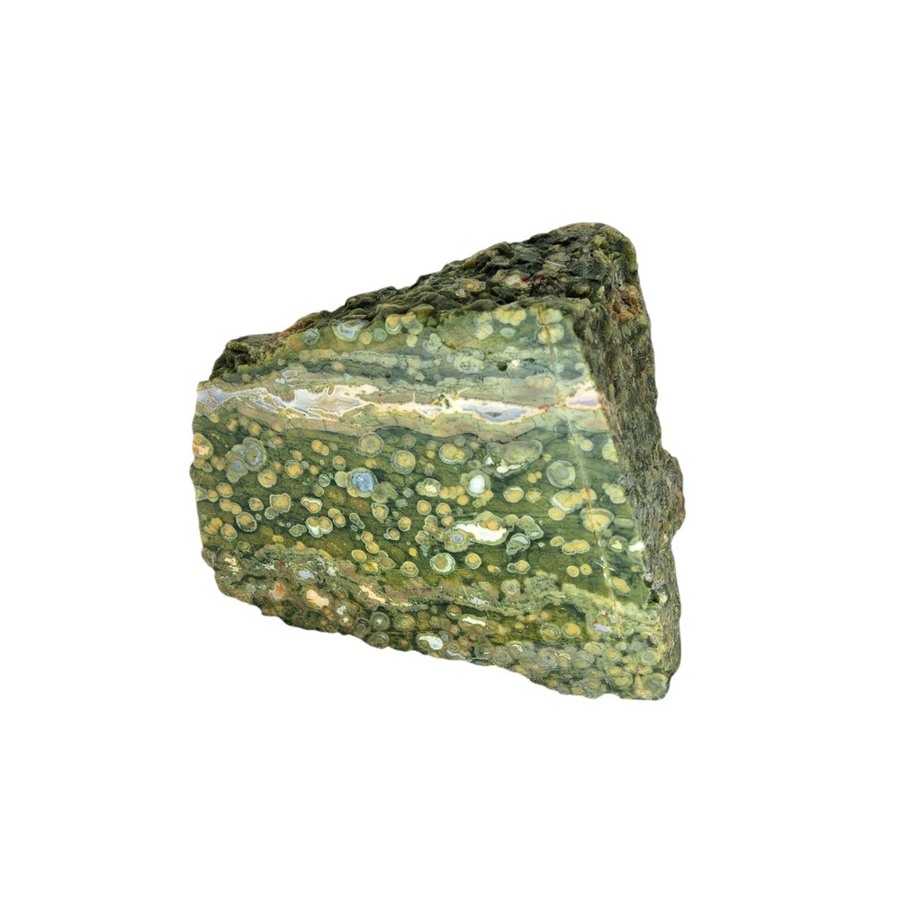 Rainforest Jasper, 6 oz, cabbing rough, lapidary, #R-7002