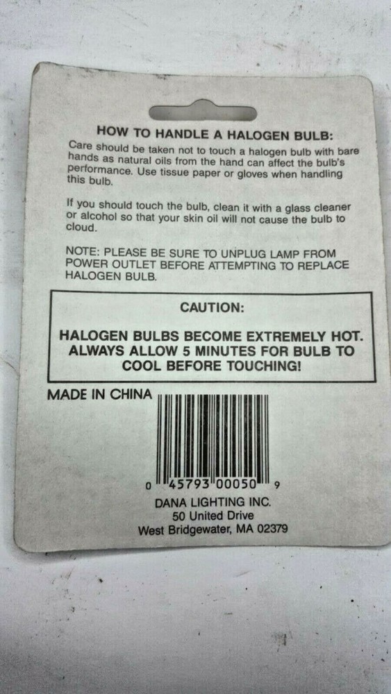 Dana Replacement Halogen Bulb H50 50 Watt 12 Volts