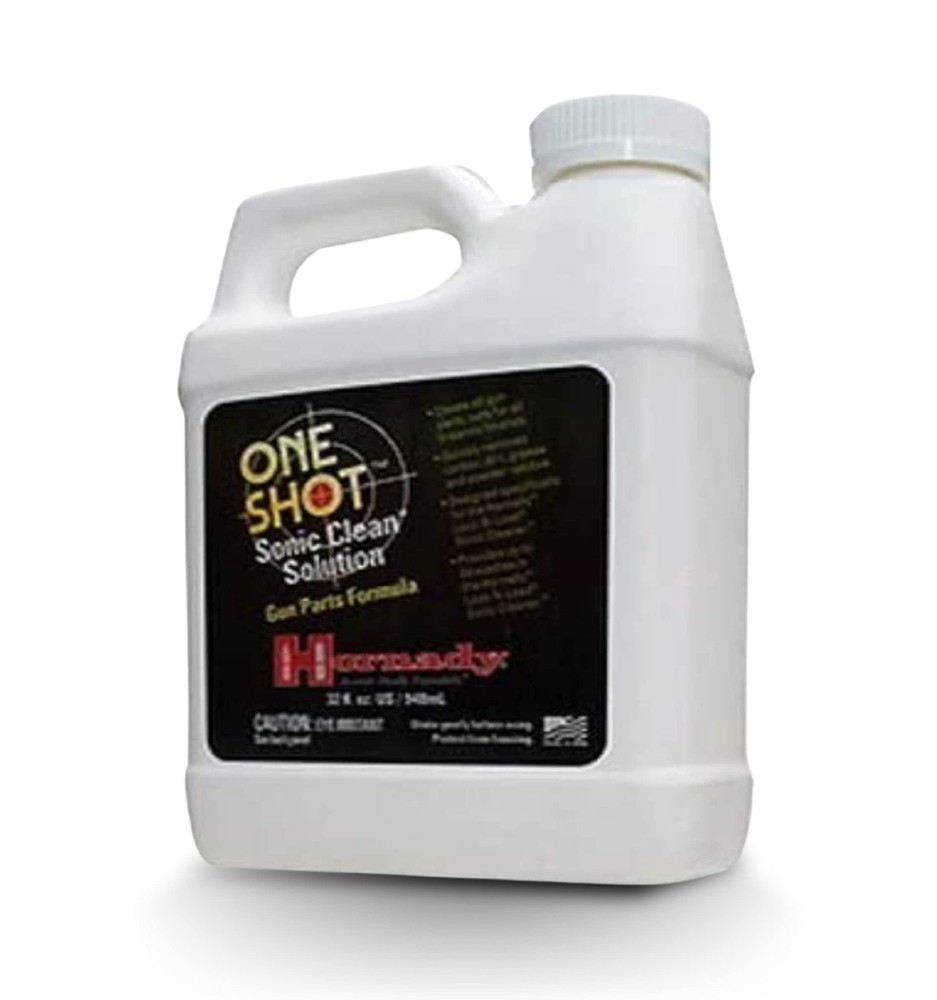 Hornady One Shot Sonic Clean Solution, 1 Quart – Gun Cleaner Solution, Clean ...