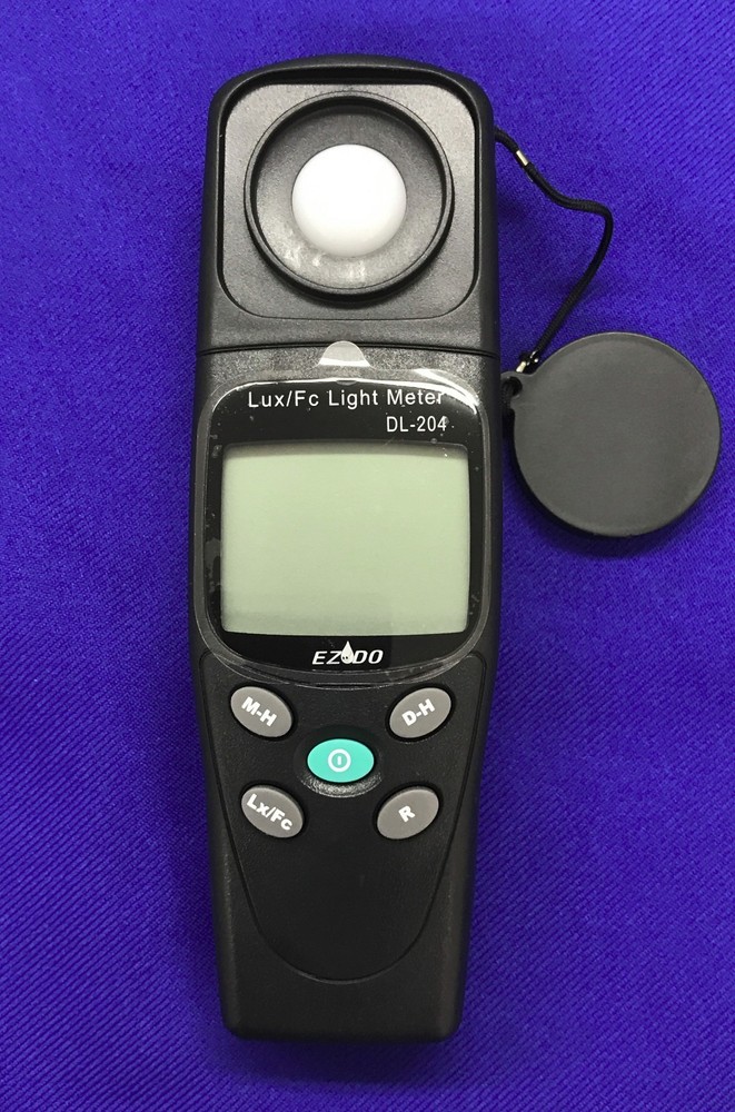 Lux/Fc Light Meter:Multi-Data/Max Meas.Lights-ALL Visible For Buildings,Security
