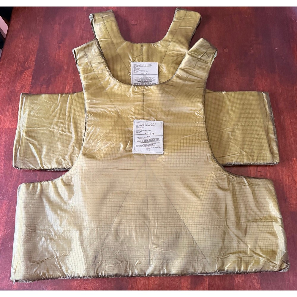 Rare US Army Crew Pilot PRU-60A Small Arms Protective Vest - Medium