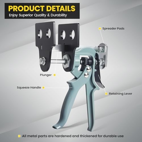 Dual Piston Brake Caliper Compressor Tool for Easy Brake Pad Replacement, Fits M