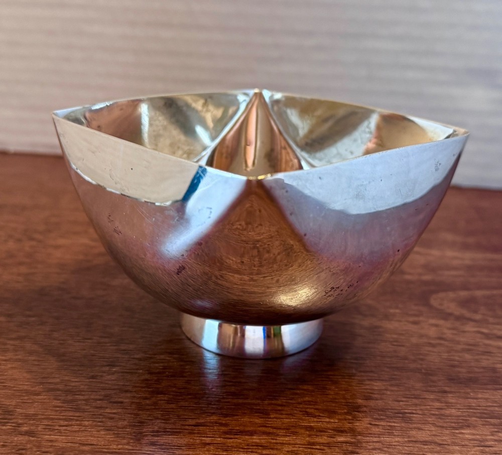 Vintage Ward Bennett Signed Silver Plate Bowl