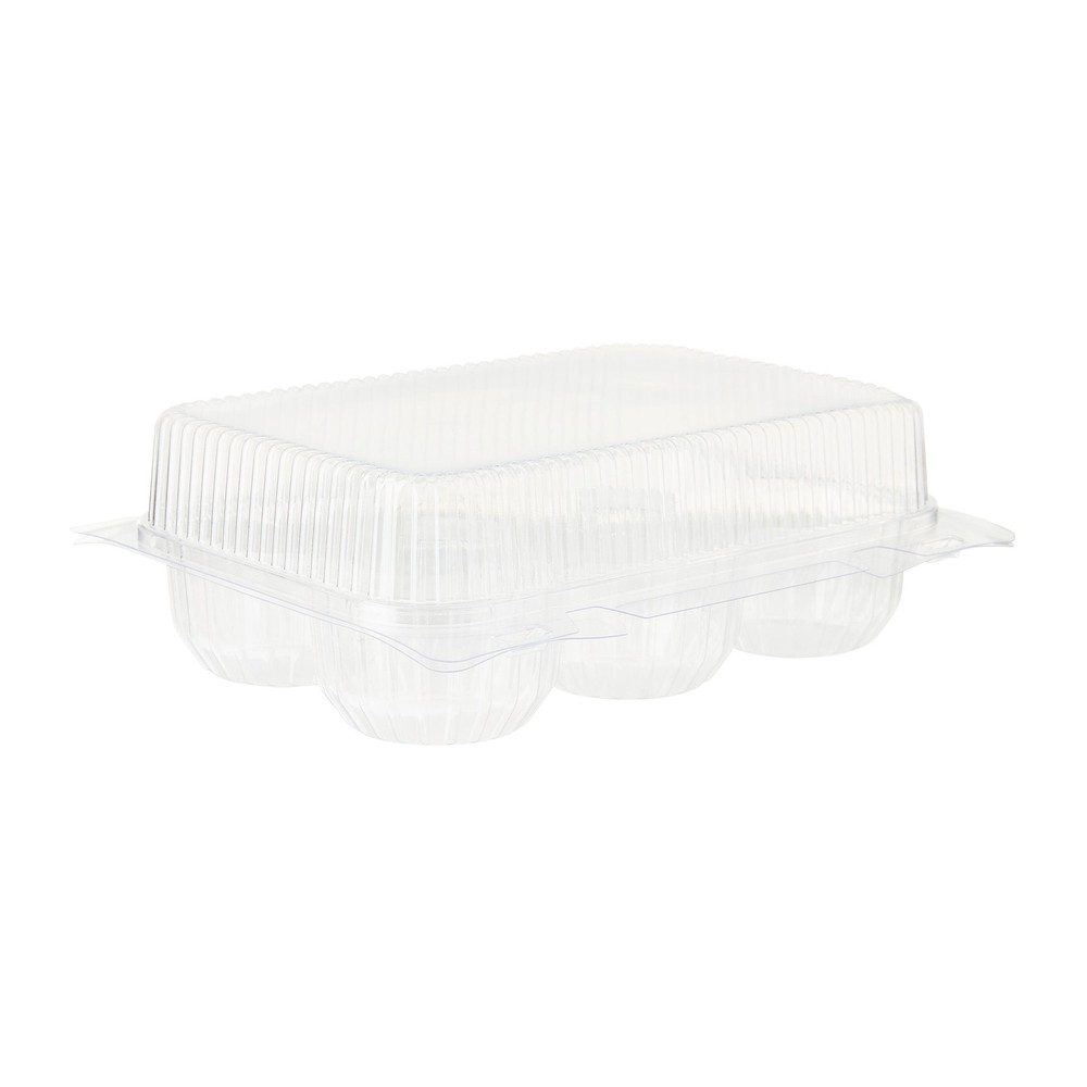 (2 pack) Clear Cupcake Boxes, 4 Count, by Way To Celebrate