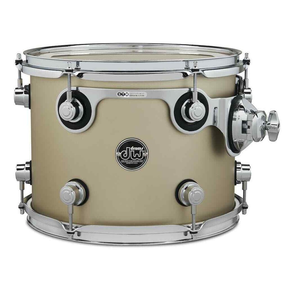 DW Performance Tom 8x7 Hard Satin Gold Mist
