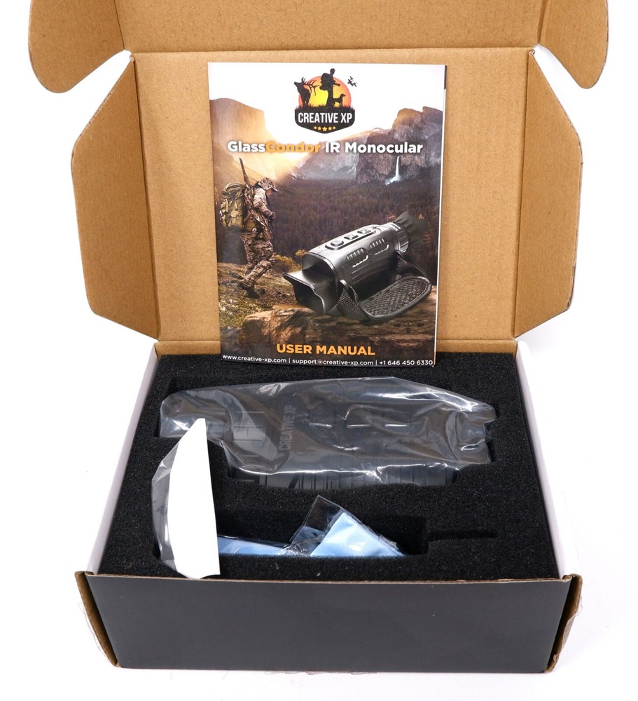 CREATIVE XP DIGITAL NIGHT VISION MONOCULAR 4 100% DARK W/32GB SD & READER - NEW
