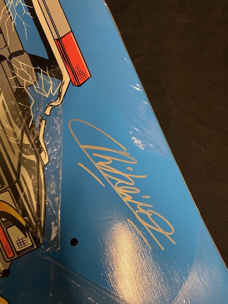 RARE SIGNED Primitive Street Fighter Blanka Skateboard Deck Carlos Ribeiro GITD