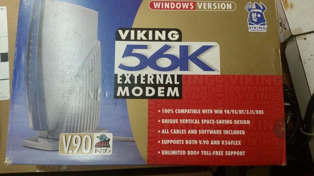 Viking 56k External Modem