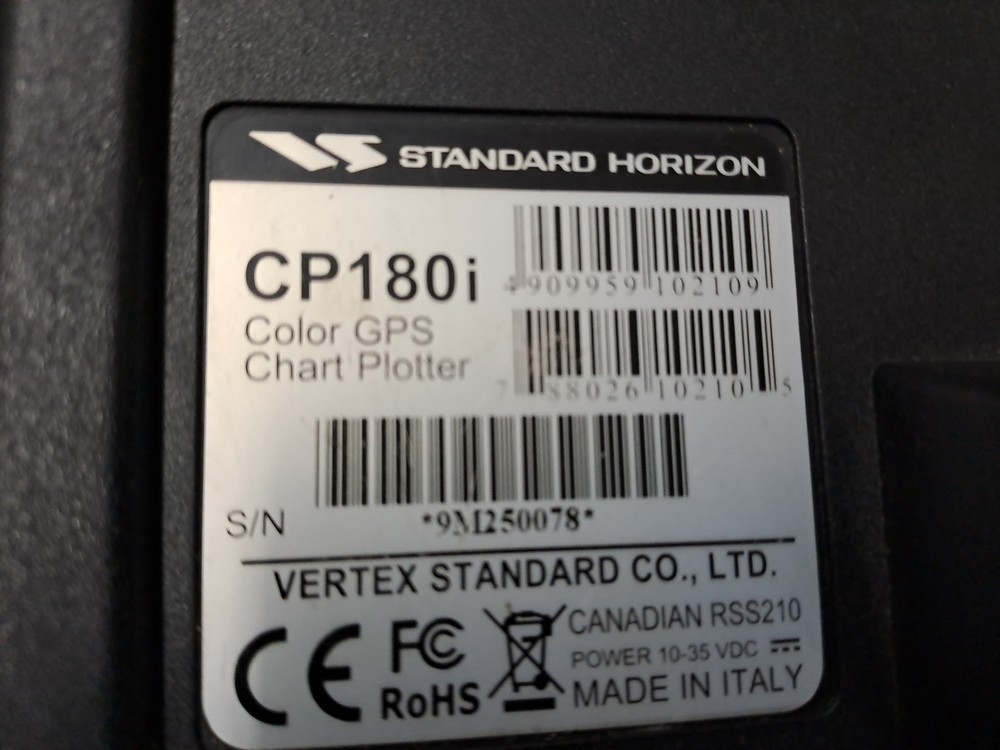 2X STANDARD CHORIZON CP180I COLOR GPS CHART PLOTTER