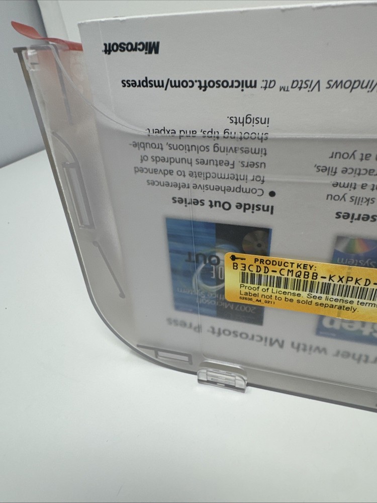 Microsoft Office Professional 2007 Upgrade Complete Windows Software w/Key