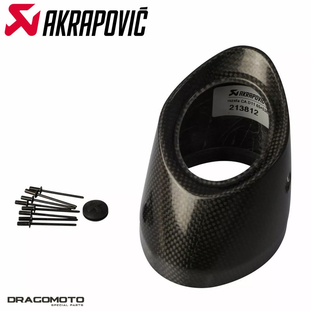 End Cap AKRAPOVIC Carbon V-EC280