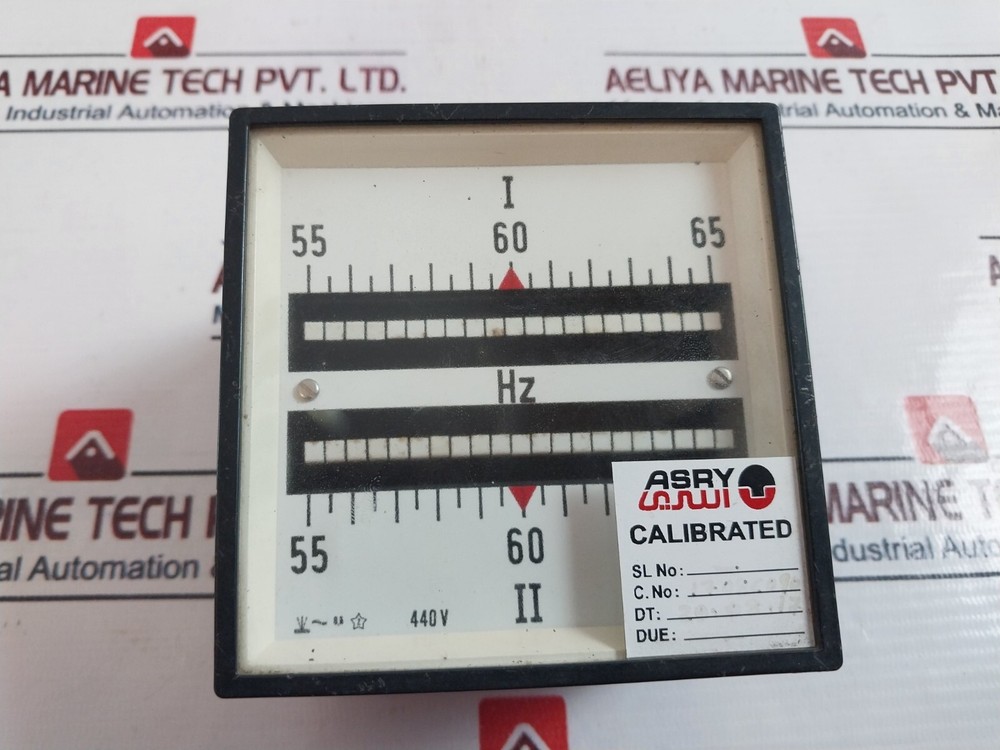 440v 55-65 Hz Frequency Counter Meter