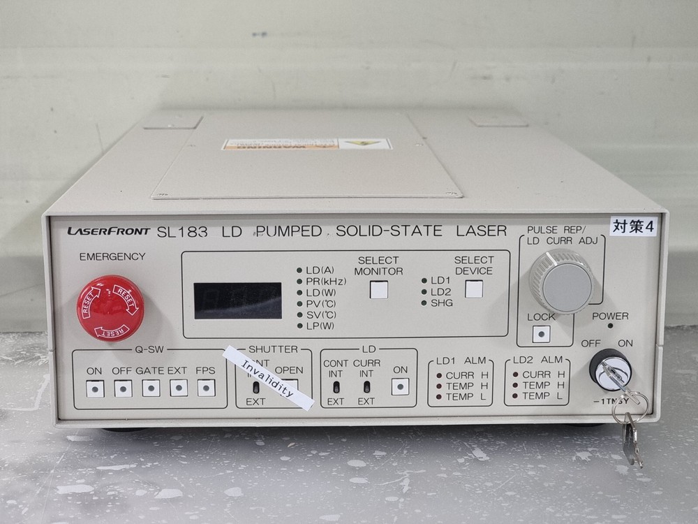 LASERFRONT SL183 LD PUMPED SOLID-STATE LASER 4W LD CONTROLLER SL183CONT-1TNSY