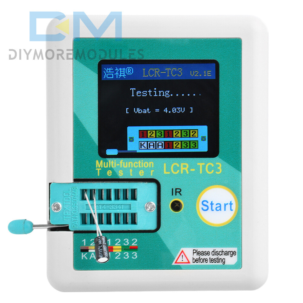LCR-TC2 / LCR-TC3 High-precision Transistor Tester Diode Capacitance Test Meter