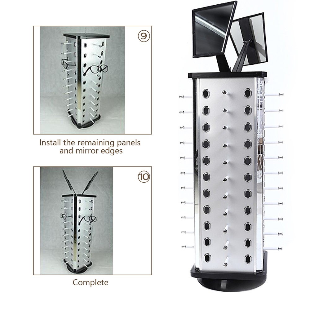 Sunglass Stand Rotating Retail Rotating Optical Frame Display Case Showcase