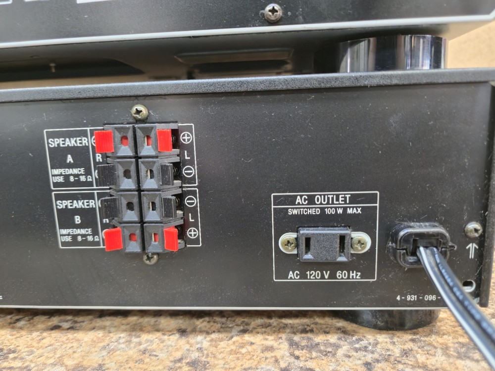 sony true HI-FI Stereo Components system w/remote SERVICED Fully Functional