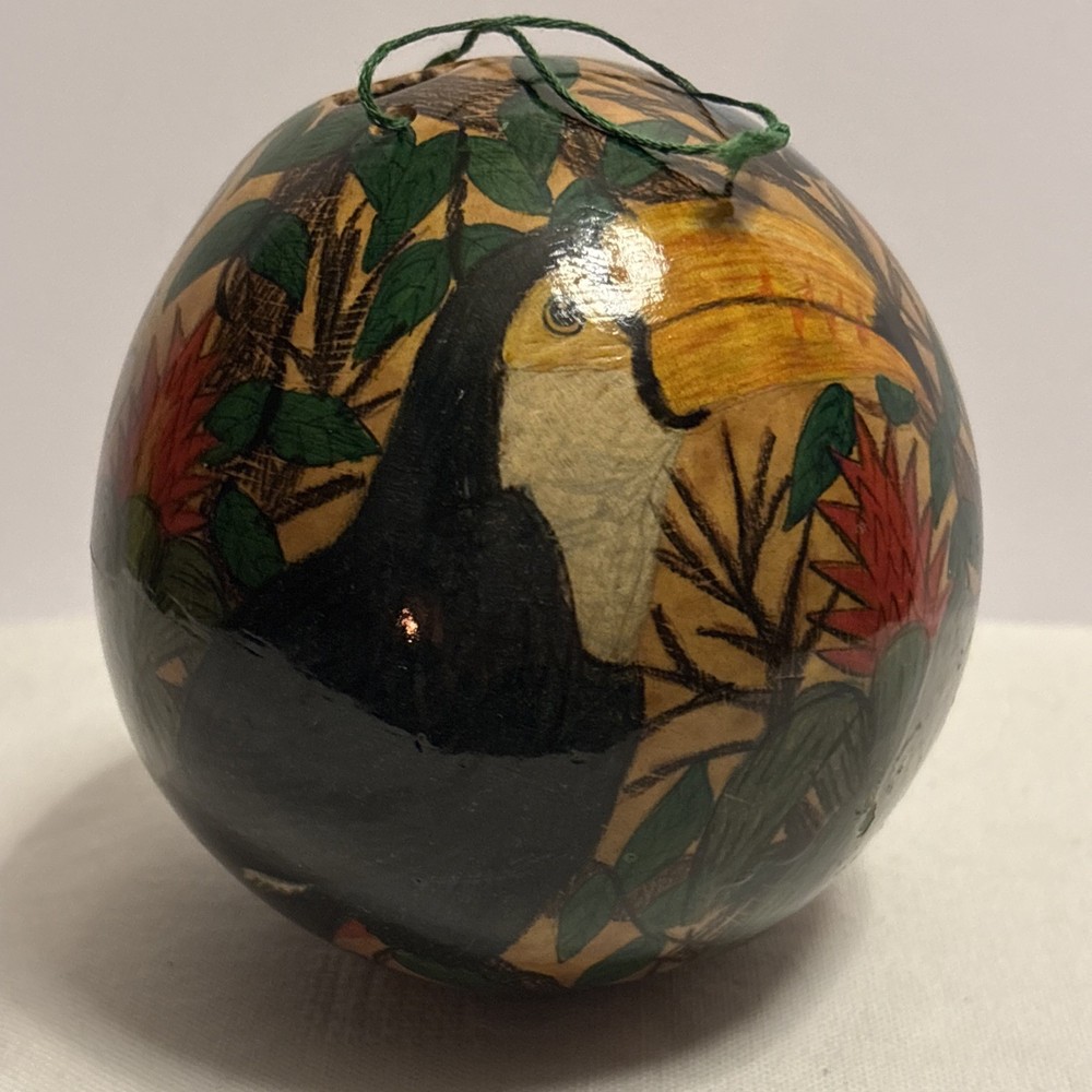 Hand-Painted Round Hanging Gourd