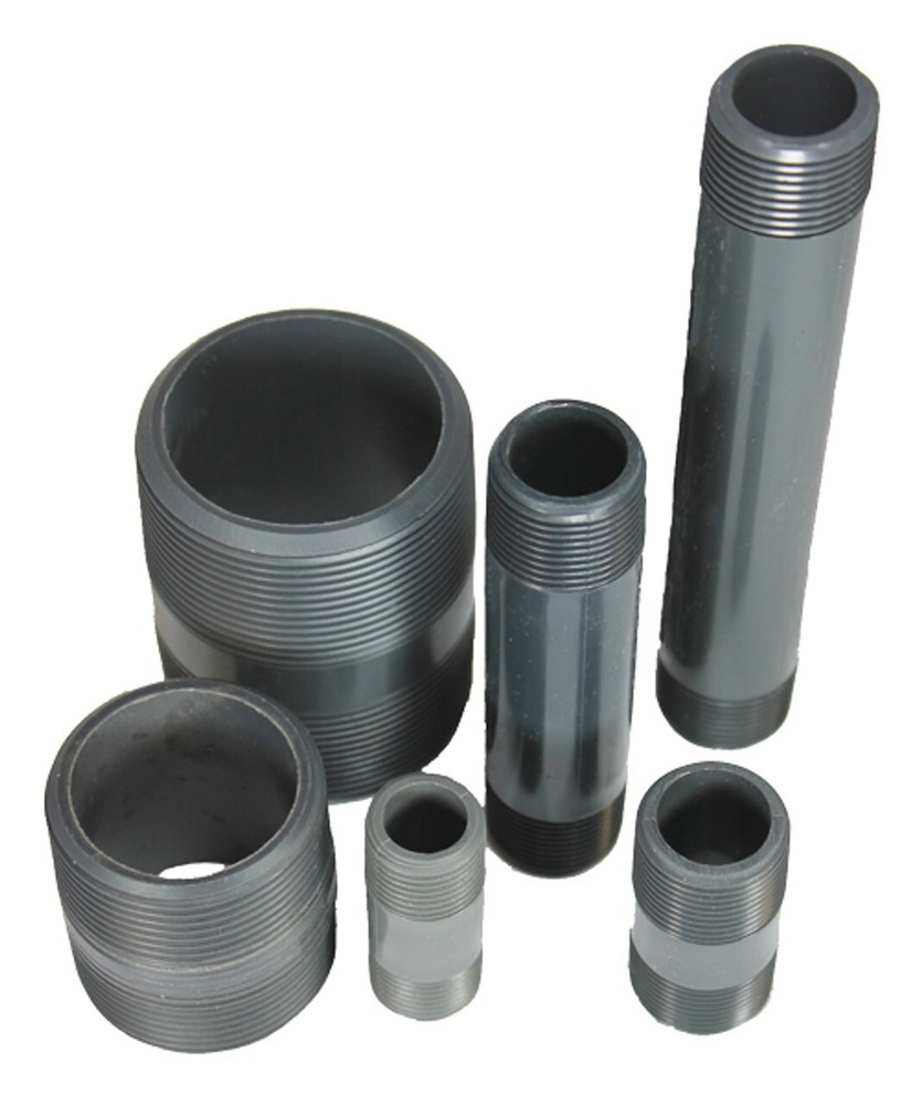 PIPE NIPPLE Galvanized 1-1/4" Schedule 80 x 3" Long Thread Both End (TBE)
