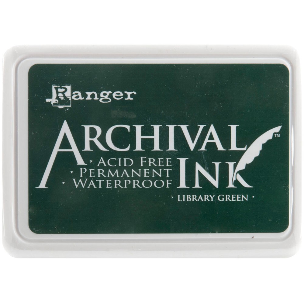Ranger Archival Ink Pad #0-Library Green