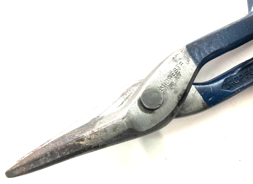 MIDWEST TOOLS 7” UTILITY TIN SNIPS, Made in USA