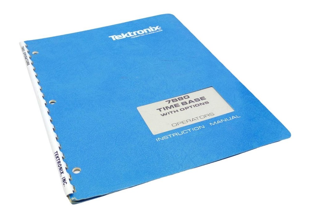 Tektronix 7B80 Time Base With Options Instruction Manual