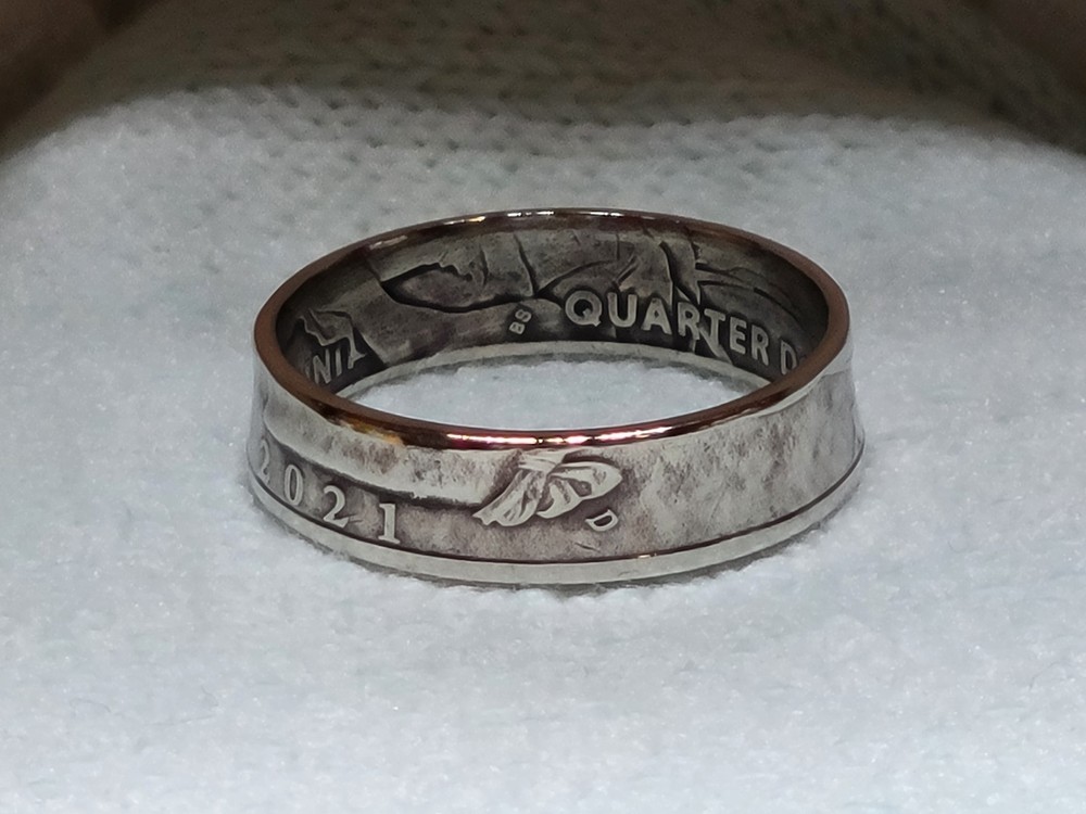 2021 - Size 10 Dated Quarter Coin Ring