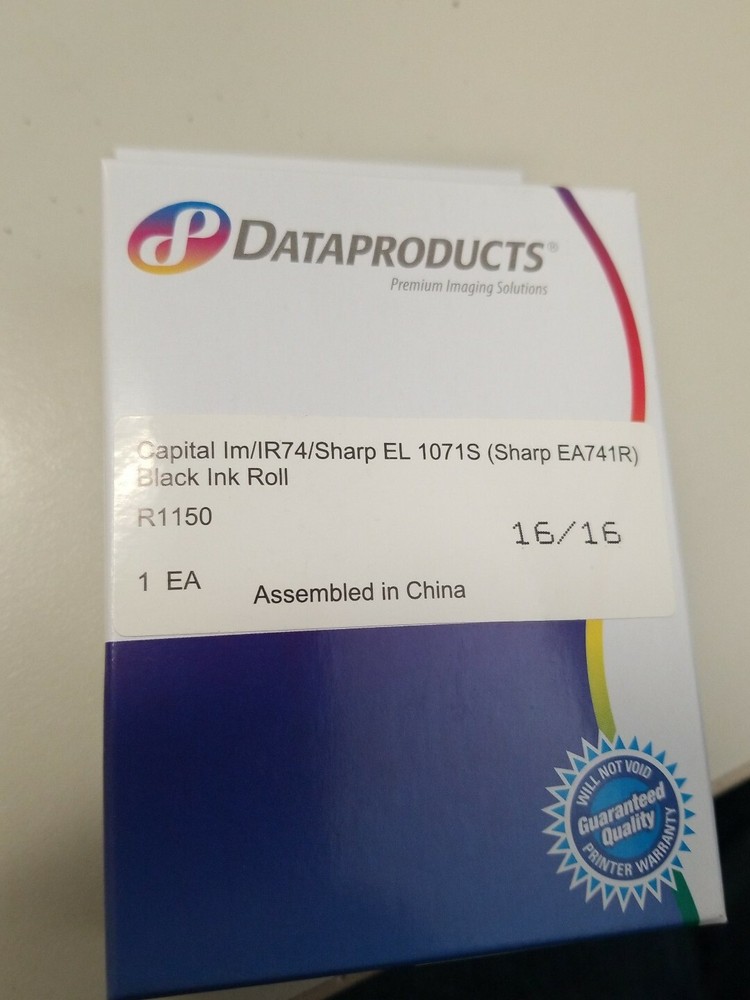 Dataproducts® R1150 Ink Roller, Black See models supported Cano, Sharp etc. NEW