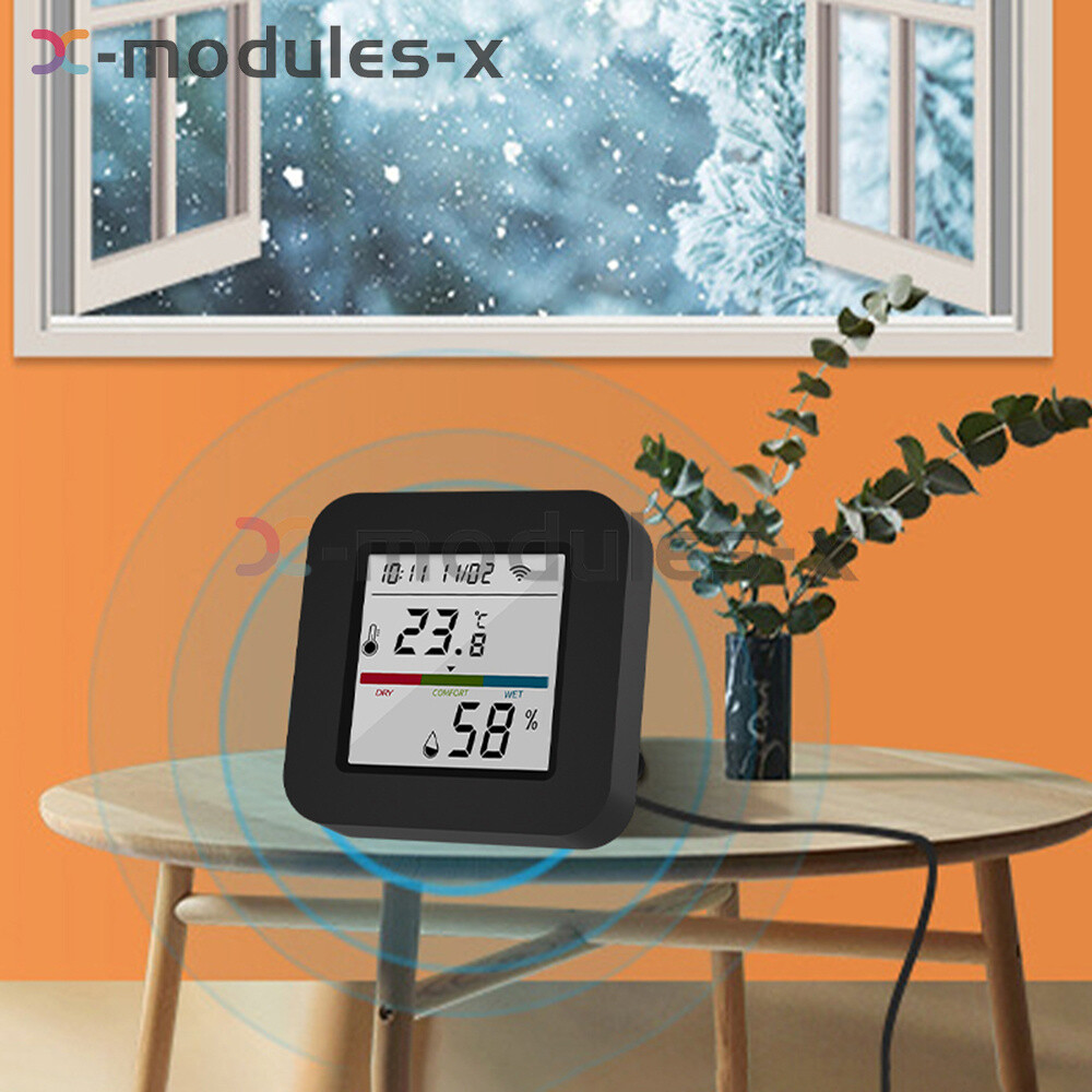 Tuya Smart WIFI Bluetooth Thermo-Hygrometer with IR Remote Controller Function