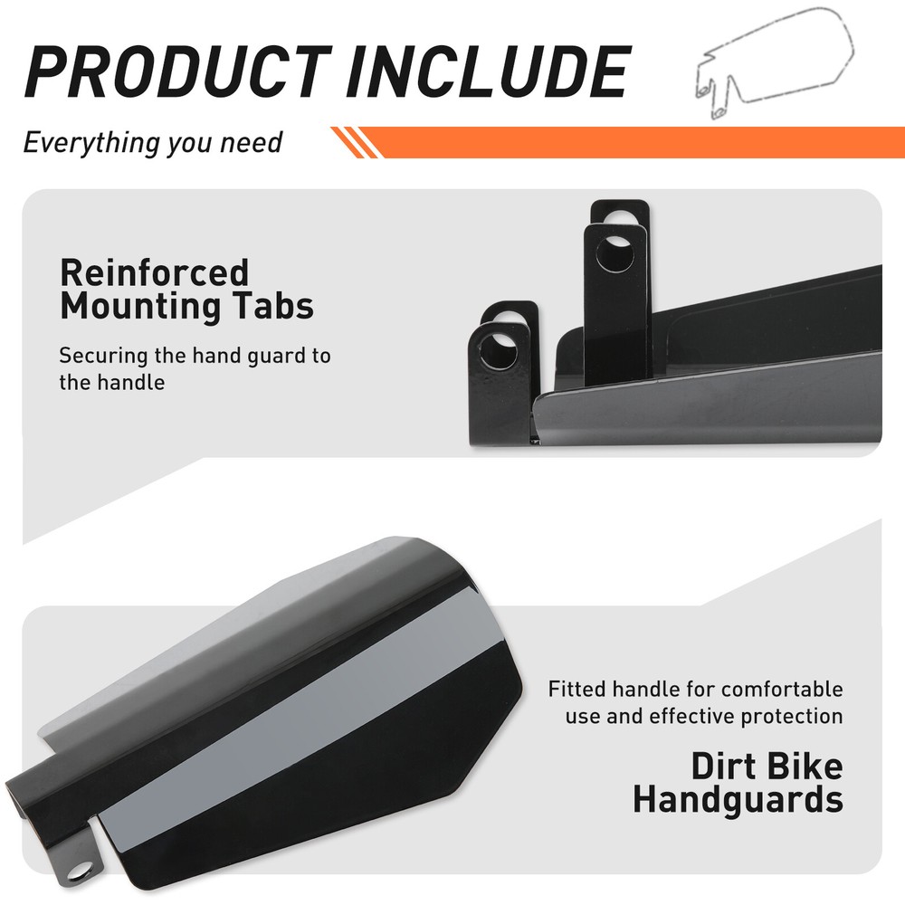 Motorcycle Handguards Hand Guards Protector Wind Deflector For Harley Touring
