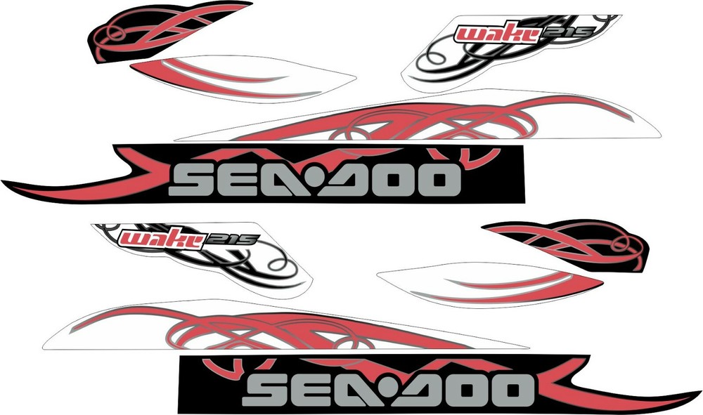 SEADOO WAKE 215 2008-2009 Graphics / Decal / Sticker Kit