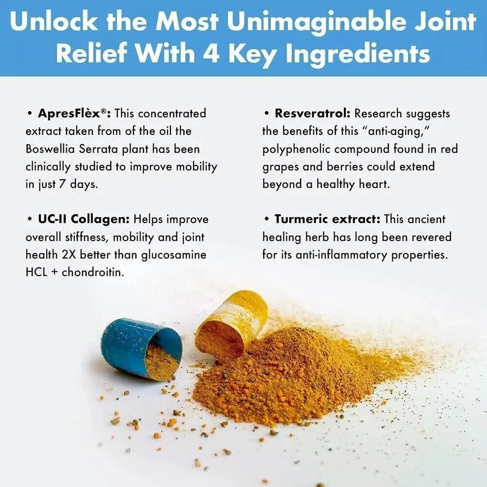 Instaflex Advanced Joint Support Formulated Joint Relief Supplement 30 Capsules