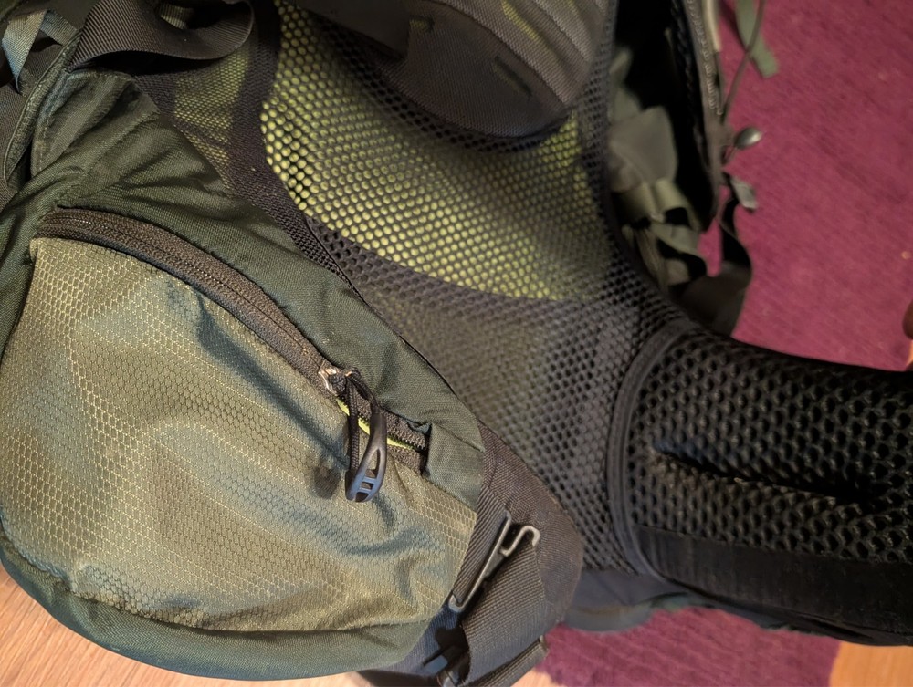 Osprey Aether 85 AG Men's Adjustable Hiking Backpack Size Medium (18-21 in) Vfne