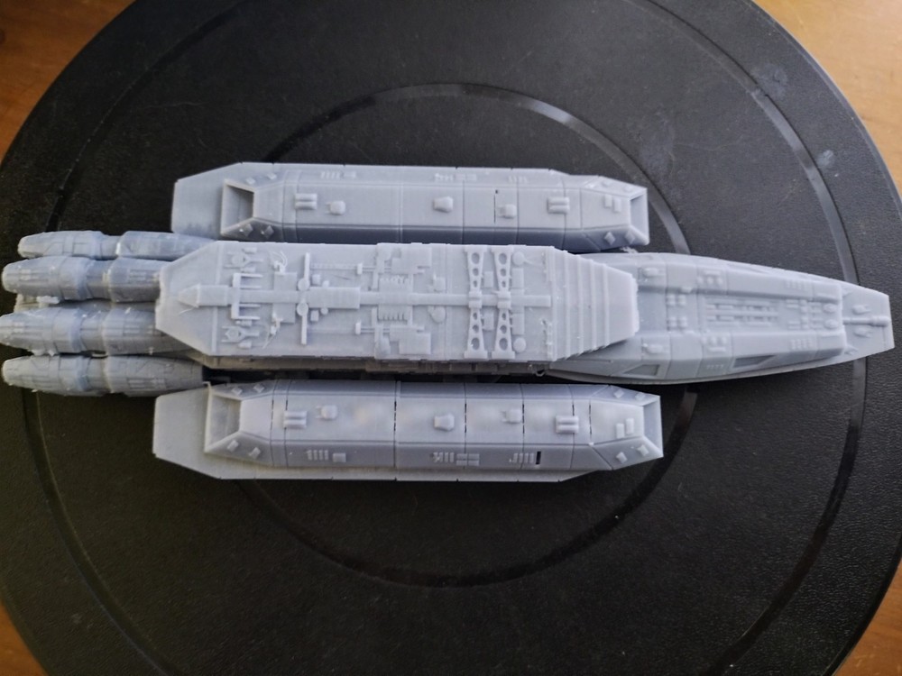 Battlestar Galactica Heavy Fighter Carrier 3D Print 8.75"