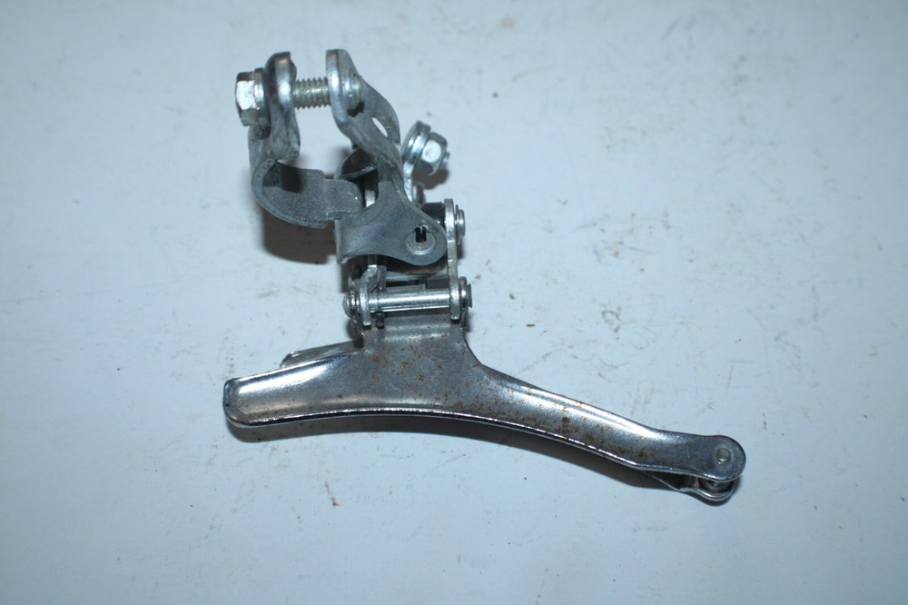 Vintage Techtra Double Front MTB Derailleur 1" Clamp-On Bottom Pull USA Shipper