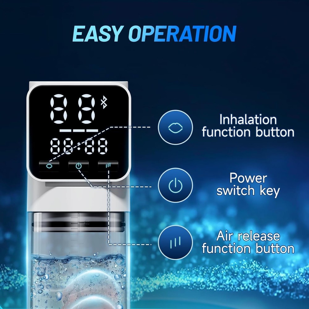 Digital Display Penis Pump with Adjustable Suction and Skin Friendly Materials