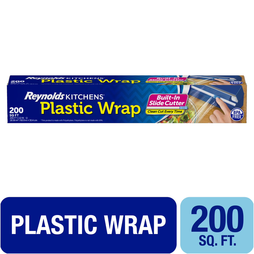 Reynolds Kitchens Quick Cut Plastic Wrap, 200 square feet