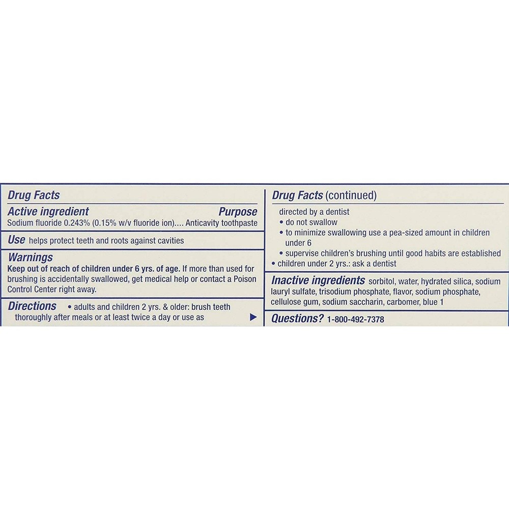 Crest Fluoride Cavity Protection Toothpaste, Regular Past, 8.20oz (3 Pack)