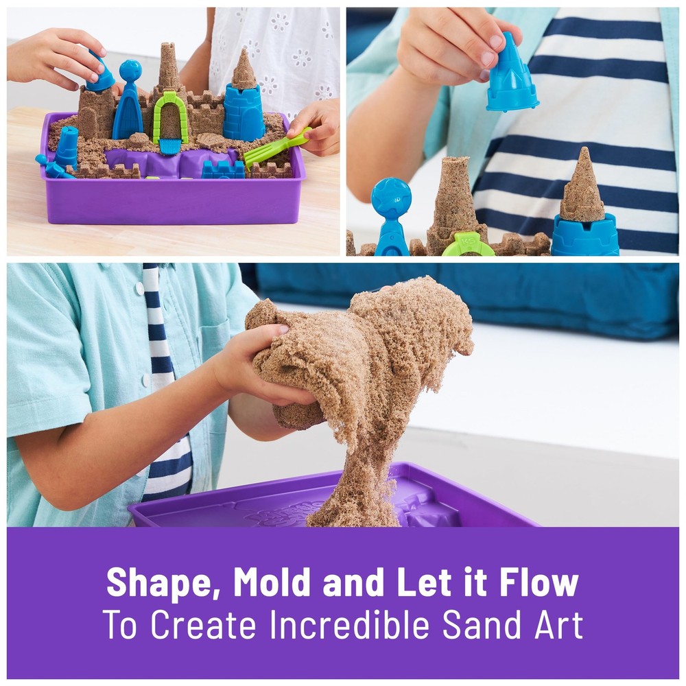 , Deluxe Beach Castle Playset, Creative Easter Gifts, Includes 2.5lbs Moldabl...