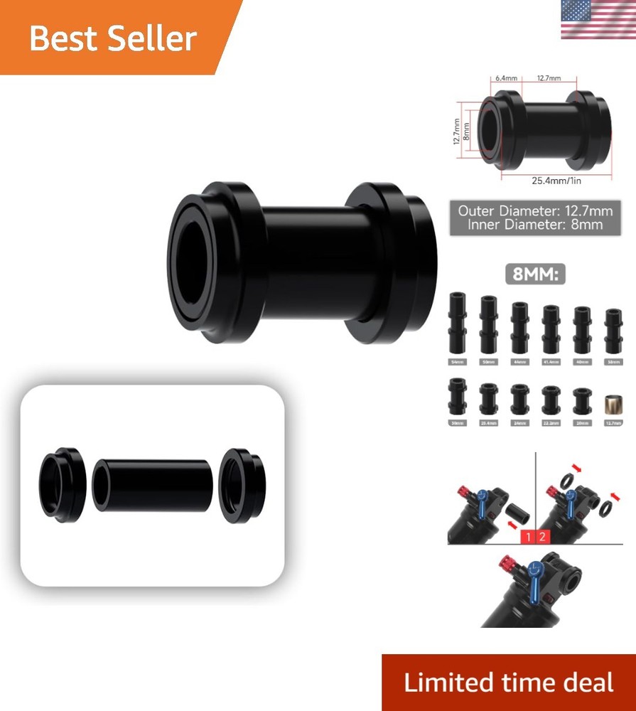 Exact-Fit Cycling Rear Shock Bushings 8mm - Precision Engineered for Performance