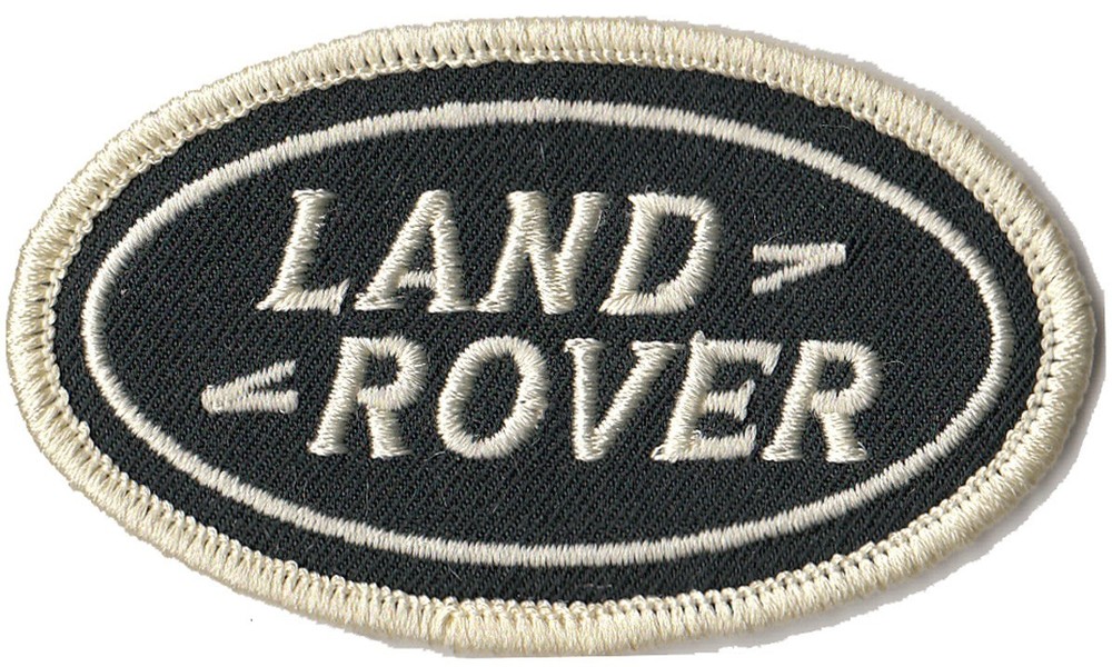 Land Rover green oval embroidered patch