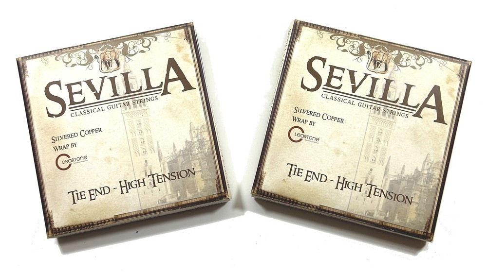 Sevilla Guitar Strings Classical 2 Sets Tie End High Tension EMP Coat