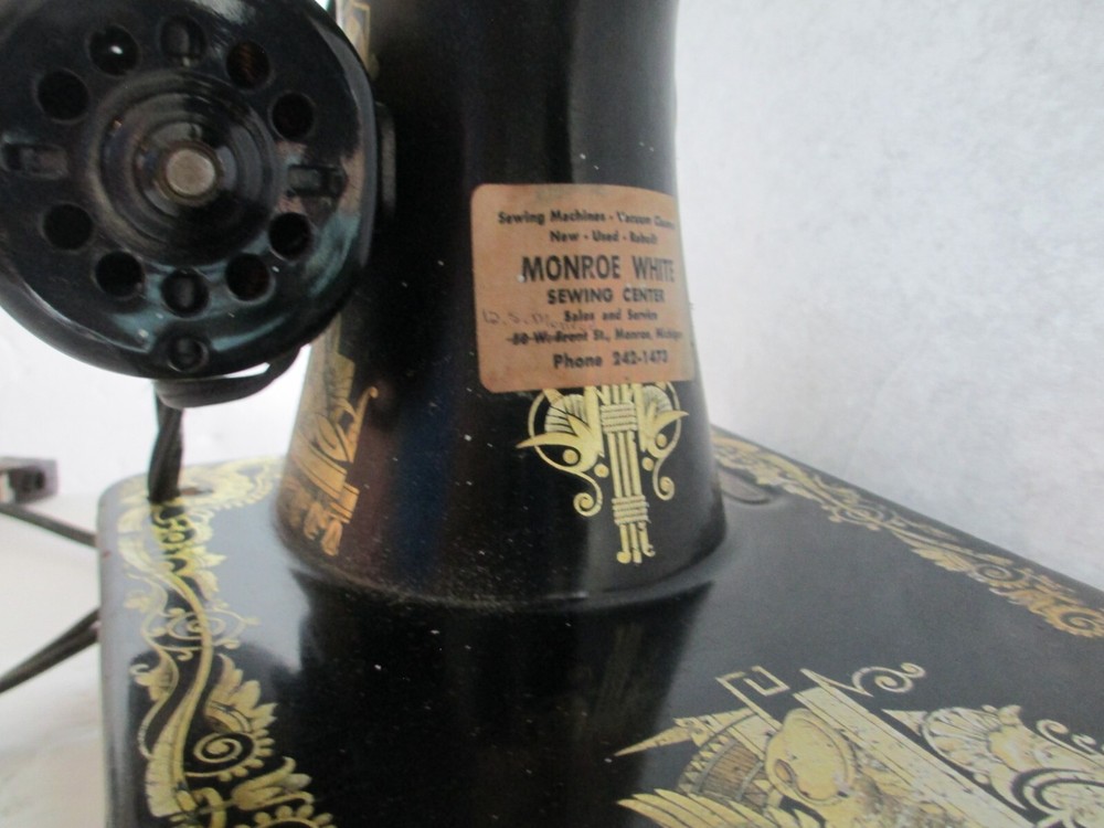 Smooth Working 1930 Singer Sphinx Sewing Machine Ser# AD038464