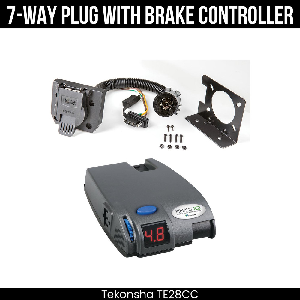 Tekonsha 7-Way Wire Brake Control For 20-10 Grand Cherokee w Existing USCAR 7Way
