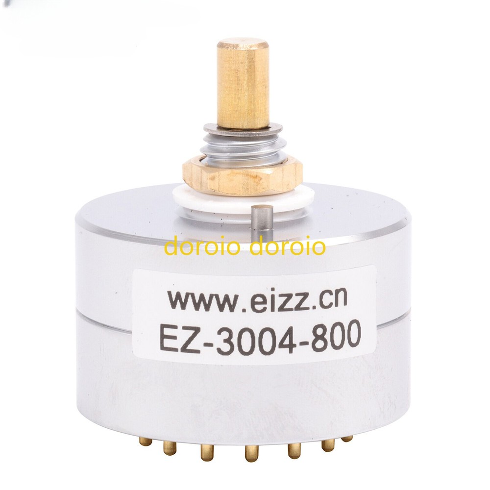 Audio Signal Source Selector Rotary Switch 4 Input 1 Output EIZZ 3 Ways 4 Poles
