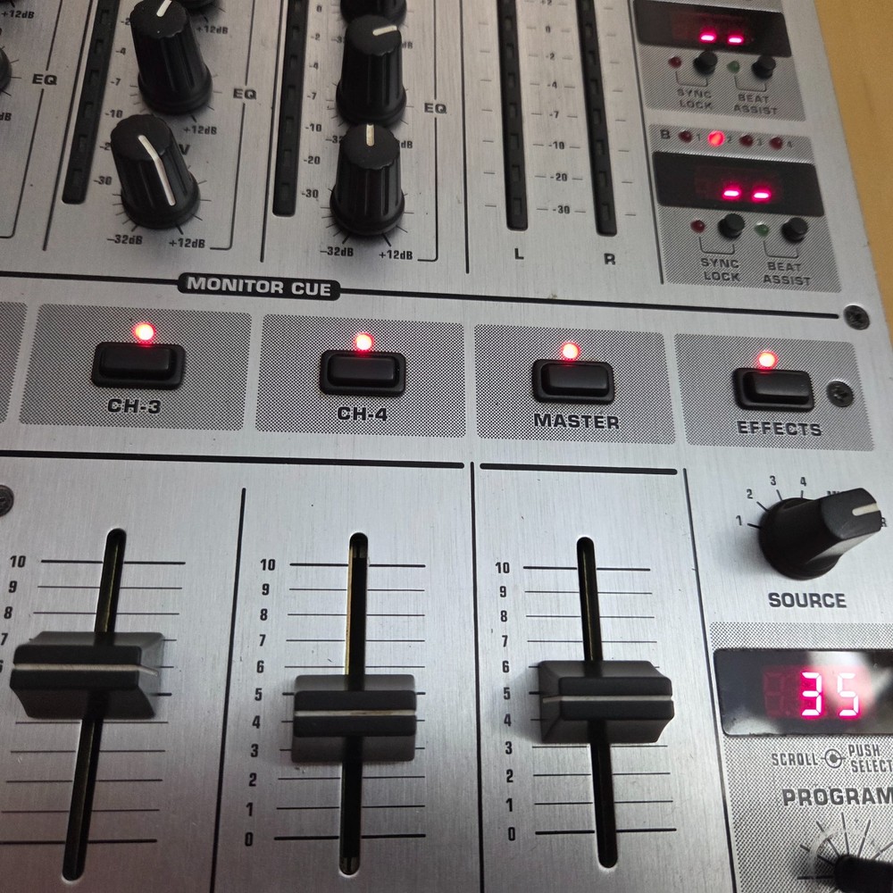Behringer Professional 5-Channel DJ Mixer DJX700 with Multi-FX Processor