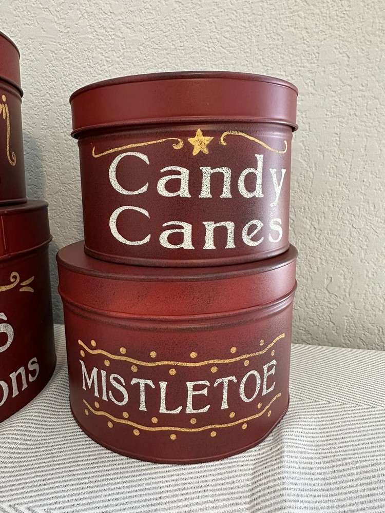 Christmas tins