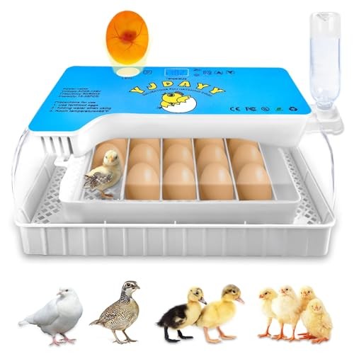 Incubators for Hatching Eggs 15-35 Eggs Incubator with Automatic Egg Blue