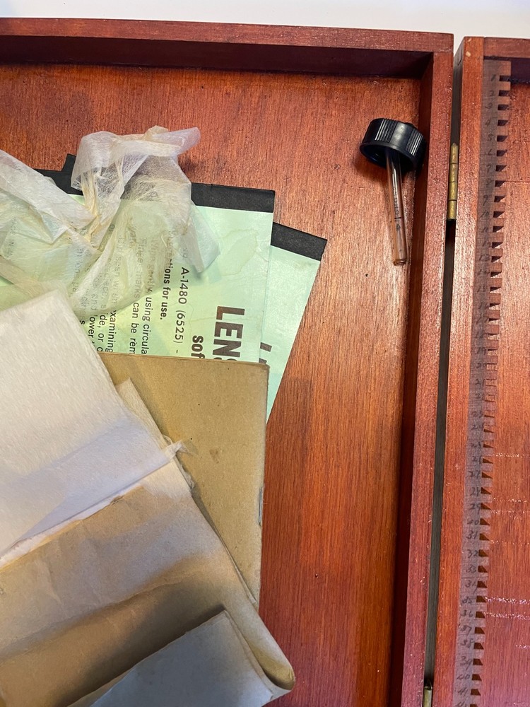 Antique 1900s Spencer Buffalo & Co Microscope/ Box