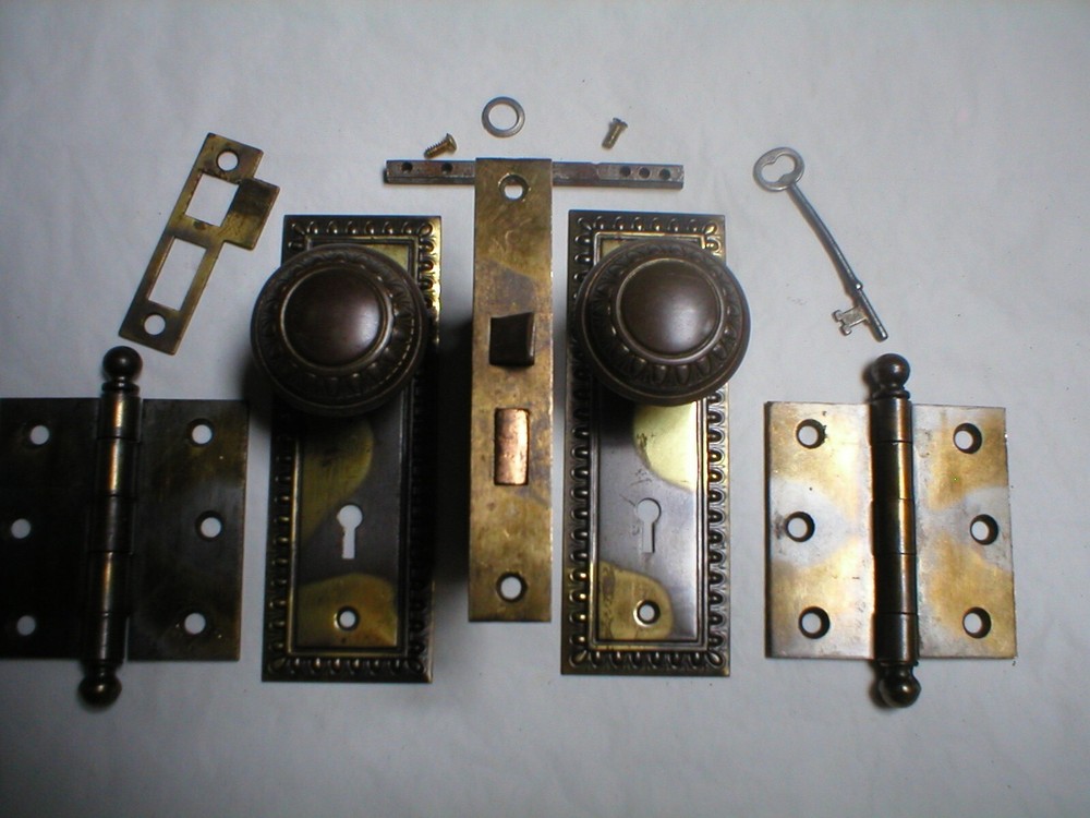 Antique Victorian Era Door Hardware
