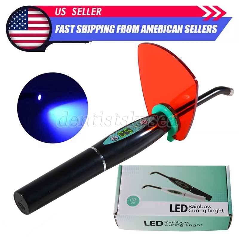 Dental LED Cure Curing Light Lamp 5W 2000mw Wireless Resin Cure Tools TX